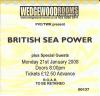 British Sea Power 2008 Portsmouth ticket
