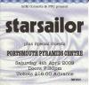 Starsailor 2009 Portsmouth ticket
