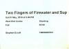 Two Fingers Of Firewater 2010 Aldershot ticket