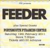 Feeder 2011 Portsmouth ticket