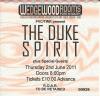Duke Spirit 2011 Portsmouth ticket