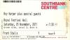 Roy Harper 2011 Royal Festival Hall ticket
