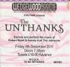 The Unthanks 2011 Portsmouth ticket