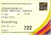 Stereophonics 2013 Portsmouth ticket