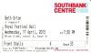 Beth Orton 2013 Royal Festival Hall ticket