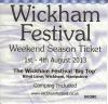 Wickham Festival 2013 ticket