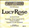 Lucy Rose 2013 Portsmouth ticket