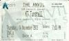 KT Tunstall 2013 Basingstoke ticket