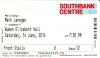 Mark Lanegan 2014 Queen Elizabeth Hall ticket