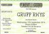 Gruff Rhys 2014 Portsmouth ticket
