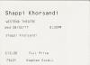Shappi Khorsandi 2017 Aldershot ticket