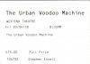 Urban Voodoo Machine 2018 Aldershot ticket