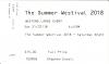 Summer Westival 2018 Saturday evening ticket