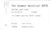 Summer Westival 2018 Sunday ticket