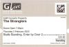 The Stranglers 2022 Guildford ticket