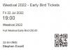Summer Westival 2022 weekend ticket
